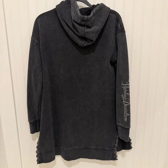 Harley-Davidson Charcoal Winged Hoodie - Picture 5 of 7